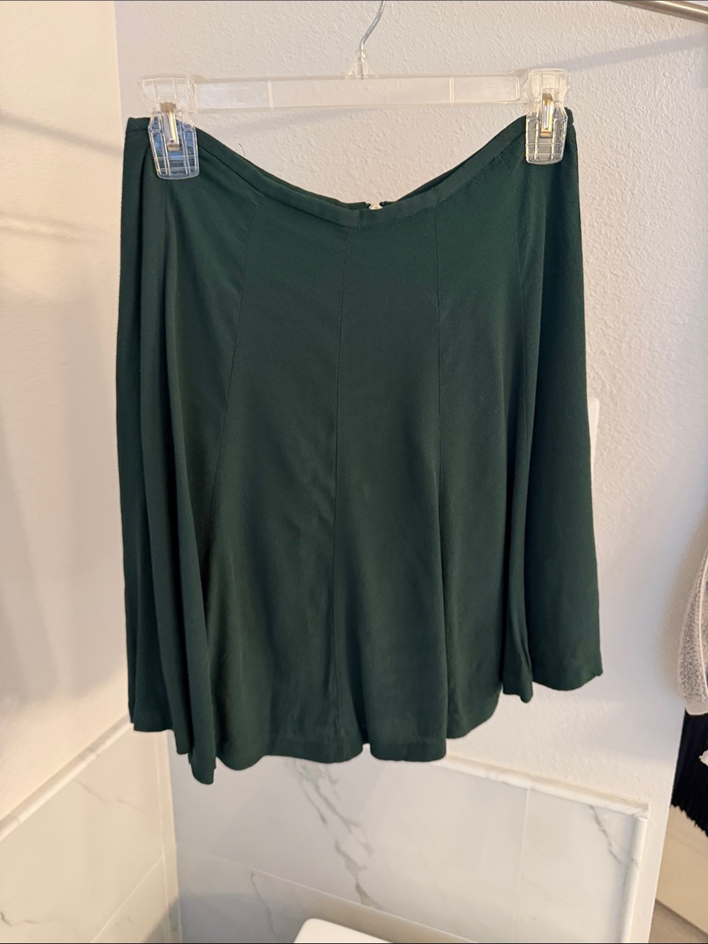 Gianni Bini Dark Green Circle Skirt